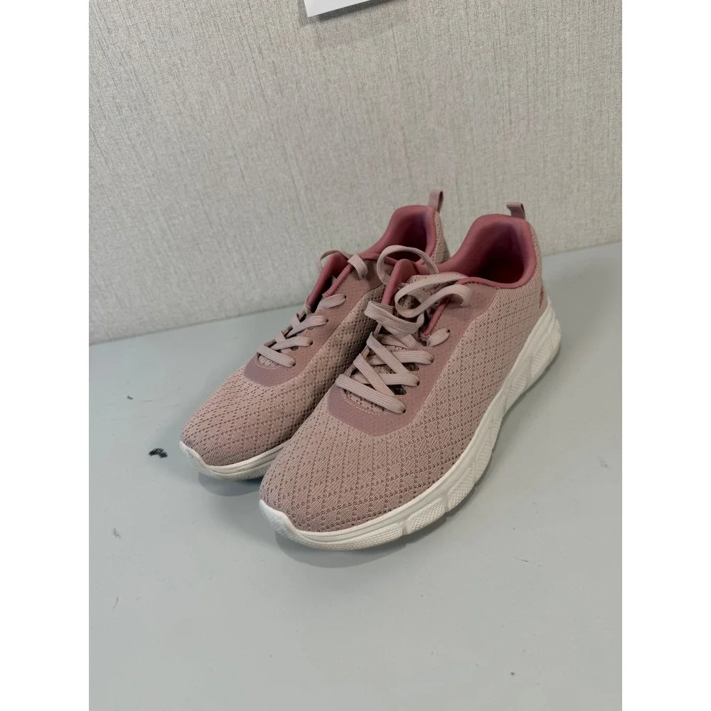 Skechers Women's BOBS Sport B Flex - Quick Pivot Sneaker Size 11 Blush Pink